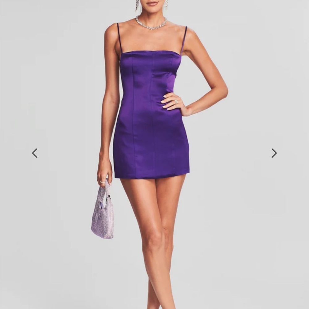 NWT Retrofete Purple Mini Dress